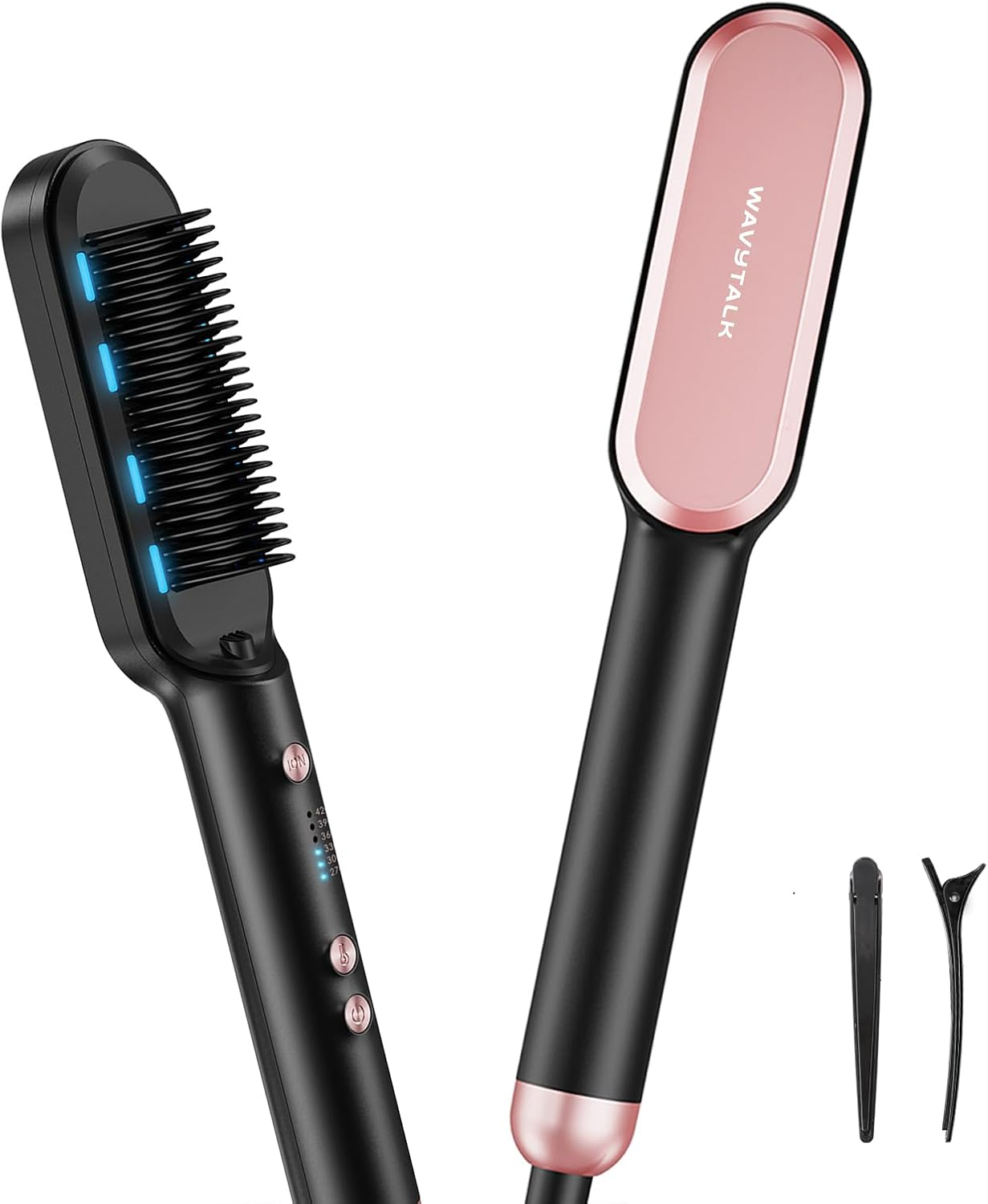 ELECTRIC HAIR BRUSH STRAIGHTENER
