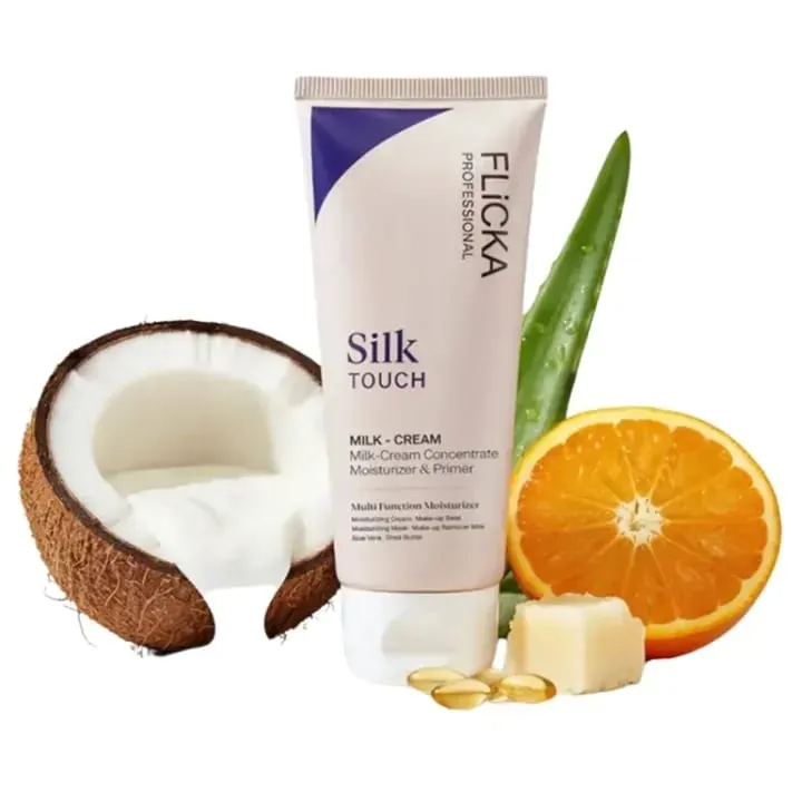 Flicka Silk Touch - 3 in 1 Moisturizer, Primer & Sunscreen for Face